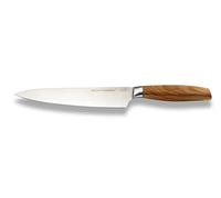 Echtwerk EW-SM-0305 Cuchillo de Cocina de Acero Inoxidable, Hoja de 20 cm, Mango de Madera, 39,6 x 7,9 x 3,3cm