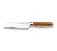Echtwerk EW-SM-0325 cuchillo Santoku de acero inoxidable, hoja de 15,3cm, mango de madera, 34,9 x 7,9 x 3,3cm
