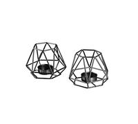 ECHTWERK portavelas, Diseño geométrico, Portavelas votivo para salón/Dormitorio/Mesa de Comedor