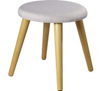 ECHTWERK Skandi Taburete tapizado - Diseño Elegante, Asiento cómodo, Robusto y Ligero, Color Gris, 40 x 40 x 42 cm, Carga máx. 200 kg