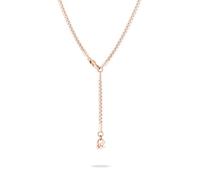 Echtzeit collar The Y-Sleek - 56 cm, oro, plata o oro rosa - Edelstahl-Kette im modernen Y-Design & 14 quilates dorado - resistente al agua & hipoalérgico joyería - Geschenk para mujer