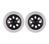 Echwave 2 Ruedas de Carrito de Compras de Espuma con NúCleo de PláStico y Negro