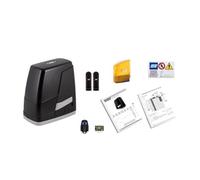ECI Elettroforniture Kit de automatización Rib Sistema completo para la manipulación de puertas correderas residenciales de hasta 400 kg 24 V AD00914S + tarjeta de control APP vía Bluetooth