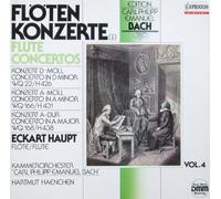 Eckart Haupt - Edition Carl Philipp Emanuel Bach, Vol. 4: Flötenkonzerte (I) [Vinyl LP] [Schallplatte] [Vinyl] Carl Philipp Emanuel Bach; Hartmut Haenchen; Kammerorchester "Carl Philipp Emanuel Bach" and Eckart Haupt