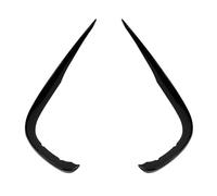 ECKBRJA Alerón Delantero para Mercedes para Benz Clase E W213 para AMG E43 Paragolpes Delantero Divisor Labios Embellecedor Luz Antiniebla Reemplazo Directo Accesorios(Negro Arriba)