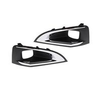 ECKBRJA Cubierta Luz Antiniebla Parachoques Delantero Rejillas Faros Antiniebla Marco Luz Antiniebla Para Peugeot 3008 P84 2016 2017 2018 2019 9817136777(IZQUIERDA y DERECHA)