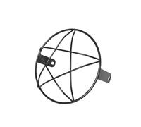 ECKBRJA Cubierta Protectora Faros Delanteros Para Triumph 7 Pulgadas Rejilla Malla Faros Delanteros Motocicleta Retro Pantalla Universal Protector lámpara cabeza(A)