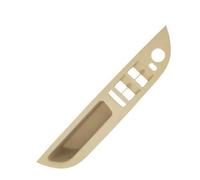 ECKBRJA Interior LHD Tapa Molduras Panel Manilla Puerta Para E60 E61 Serie 5 520 525 528 2008-2010 51416983705 Manijas puertas interiores automóviles(Beige Model B)