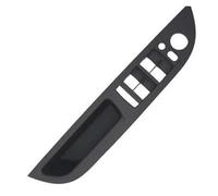 ECKBRJA Interior LHD Tapa Molduras Panel Manilla Puerta Para E60 E61 Serie 5 520 525 528 2008-2010 51416983705 Manijas puertas interiores automóviles(Negro Modelo A)