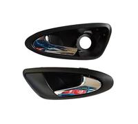 ECKBRJA Interior Manilla Puerta Accesorios 6J1837113A 6J1837114A Para Seat Para Ibiza 2009 2010 2011-2017 Manijas puertas interiores automóviles(Izquierda y derecha)