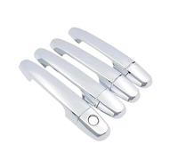 ECKBRJA Manija puerta coche Cubiertas Manijas Puerta Fibra Carbono Para Citroën C1 2014-2022(A 1 keyhole)