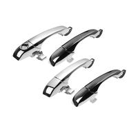 ECKBRJA Manija puerta coche Manija Exterior De Puerta Para Dodge Para Magnum 2005 2006 2007 2008 FL FR RL RR 4589009AG 5065801AG 5065800AG(1 JUEGO)