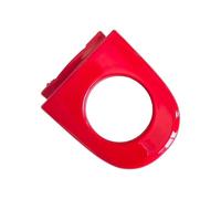 ECKBRJA Manija puerta coche Tapa Cerradura Manija Puerta Cubierta Orificio Llave Para Seat Para Ibiza Para Mii Para Toledo 6RD837879(ROJO)