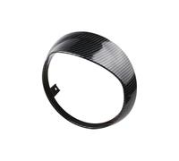 ECKBRJA Marco Delantero Motocicleta Cubierta Faro Delantero Máscara Protectora Para GTS300 GTS 300 GTS250 GTS250 2019-2023 Protector lámpara cabeza(Carbono brillante)