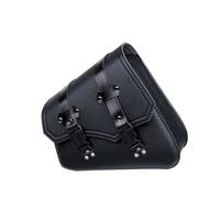 ECKBRJA Motocicleta Bolsa Herramientas para Alforjas Moto Cruiser Custom con Portabotellas Estilo Cafe Racer(Izquierda)