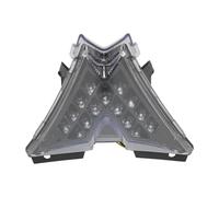 ECKBRJA Para Aprilia Para Tuono 125 1100 V4 V4R APRC RSV4 Luz Intermitente Integrada Luz Trasera Freno Señal Giro Luz Indicadores giro(TRANSPARENTE)