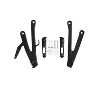 ECKBRJA para CBR600RR CBR 600 RR 2007 2008 2009 2010 2011 2012 2013-2018 Estriberas Pasajero Reposapiés Trasero Moto Reposapiés Motocicleta(Negro Mate)