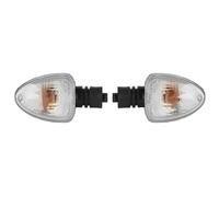 ECKBRJA Para F650GS F800S K1300S R1200R F800R R1200GS 2004-2012 K1200R F800ST Luz Señal Giro Motocicleta Lámpara Indicadora Delantera Trasera Indicadores giro(Claro)