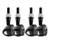 ECKBRJA Para KYMCO Para El Centro 300i 350i 200i 200 300 500 Bullet Motocicleta Señal Giro 12V Luz Freno Indicadores giro(4 Sm-oke Lens)