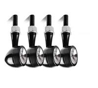 ECKBRJA Para MV Agusta Para Brutale 675 920 990R 800RR Bullet Motocicleta Señal Giro 12V Luz Freno Indicadores giro(4 Transparent Lens)