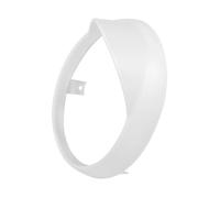 ECKBRJA Para Vespa Para Primavera 50 125 150 2014-2023 Embellecedor Faro Carenado Faro Cubierta Protectora Motocicleta Protector lámpara cabeza(Blanco)