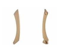 ECKBRJA Parte Puertas Interiores Panel Manillares Tapa Moldura Tiradores Manillas Las Para 3Series E90 E91 318 320 325 328 330 335 Manijas puertas interiores automóviles(Beige(on the left))