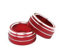 ECKBRJA Pegatinas Anillo Decorativas Perilla Interruptor Control Aire Acondicionado Coche