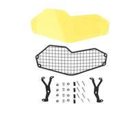 ECKBRJA Protector Faro Delantero Motocicleta Para F750GS F850GS F750 F 850 GS F800GS 2018-2024 Cubierta Rejilla Lámpara Protector lámpara cabeza(Amarillo)