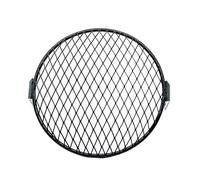 ECKBRJA Protector Rejilla Faro Motocicleta De 6.3" Para Buell Choppers Cafe Racer Cubierta Malla Montaje Lateral Universal Protector lámpara cabeza(C)