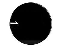 ECKBRJA Tapa Depósito Combustible para Smart 451 para Fortwo Decoración Tapa del Depósito Gasolina Accesorio Exterior para Coche Tapa del depósito de Combustible del Coche(Negro)