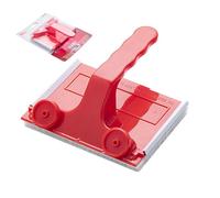 Eckenanstreicher - Farbkantenschneider mit Rollen | Farbborstenpinsel mit komfortablem Griff - Kanten-Farbtrimmer für Fußleisten Türen Leisten Decken präzises einfaches Malen und Streichen