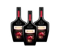 Eckes Eckes Edelkirsch Liqueur 20% Vol. 0,5l - 3 Paquetes de 500 ml - Total: 1500 ml