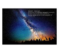 Eckhart Tolle cita | Acéptalo como si lo hubieras elegido | Póster impreso | pre firmado | papel pro lustre | tamaño: A4 (21 x 29,7 cm)