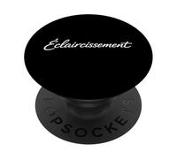 Eclaircissement Spelling Bee 2025 Hechizo de lenguaje de Palabra Francesa PopSockets PopGrip Adhesivo