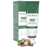 ÉCLAT NATUREL Crema de manos con manteca de karité, hecha con 45% de manteca de karité y vitamina E, hidratante para manos, hidratante profunda para manos secas, loción de manos pequeñas, tamaño D