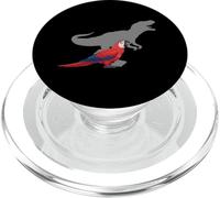 Eclectus Parrot con T Rex Shadow Bird Lovers PopSockets PopGrip para MagSafe