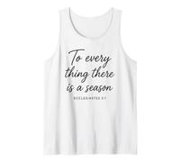Eclesiastés 3:1 A Cada Cosa Hay una Escritura de Temporada Camiseta sin Mangas