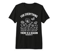 Eclesiastés 3:1 For Everything There Is A Season Floral Camiseta Premium