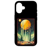 Eclipse 2023 | Annular Solar Retro Future Eclipse Design tee Carcasa para iPhone 16