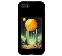 Eclipse 2023 | Annular Solar Retro Future Eclipse Design tee Carcasa para iPhone SE (2020) / 7/8