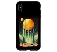 Eclipse 2023 | Annular Solar Retro Future Eclipse Design tee Carcasa para iPhone XS MAX