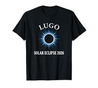 Eclipse Chaser Lugo Eclipse Solar 2026 Astronomía Observación de Estrellas Camiseta