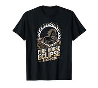 Eclipse de Caballo de Fuego 12 de Agosto de 2026 Astrología del Zodiaco Chino Camiseta