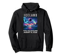 Eclipse de Islandia 2026 12 de agosto Eclipse solar total Sudadera con Capucha