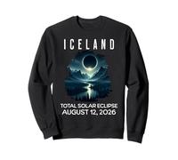Eclipse de Islandia 2026 12 de agosto Total Eclipse solar Montañas Sudadera