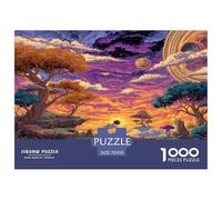 Eclipse del Cielo Arcoíris Puzle Juguete EduGatoivo Decoración Familiar 1000 Piezas The Forest Isle Bridge Path Rompecabezas Familiar Juego De Habilidad para Adultos Y Niños 70x50cm/1000pcs