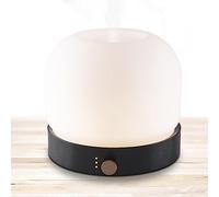 Eclipse - Diffusore OLI Essenziali Ultrasuoni - Aromaterapia Silenziosa - Humidificador Niebla Fría - Luz Nocturna LED Regulable - Ayuda Dormir Sueño - Dormitorio Relajación