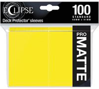 ECLIPSE Fundas Mate Estándar Para Cartas (100 Unidades) Amarillo Limón