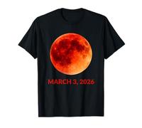 Eclipse Lunar Total 2026 Luna Roja Sangre 3 Eclipse de Marzo Camiseta