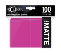 Eclipse Matte Standard Card Sleeves: Hot Pink (100)
